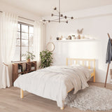 810076  Bed Frame Without Mattress Solid Wood