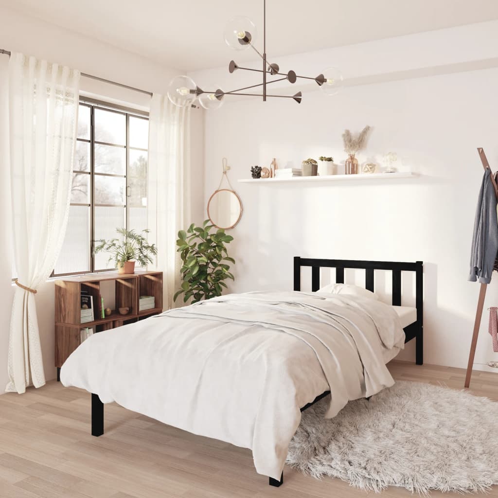810076  Bed Frame Without Mattress Solid Wood