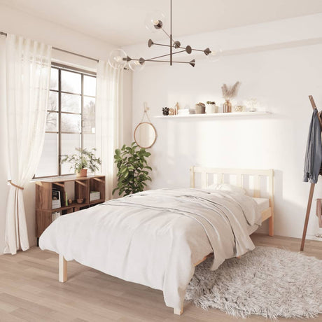 810076  Bed Frame Without Mattress Solid Wood