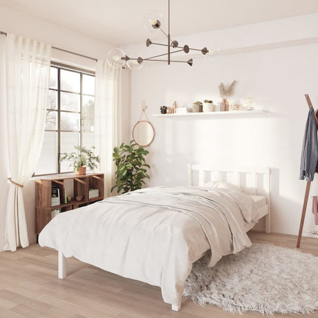 810076  Bed Frame Without Mattress Solid Wood