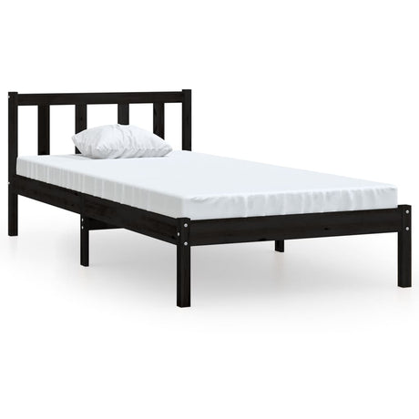 810076  Bed Frame Without Mattress Solid Wood