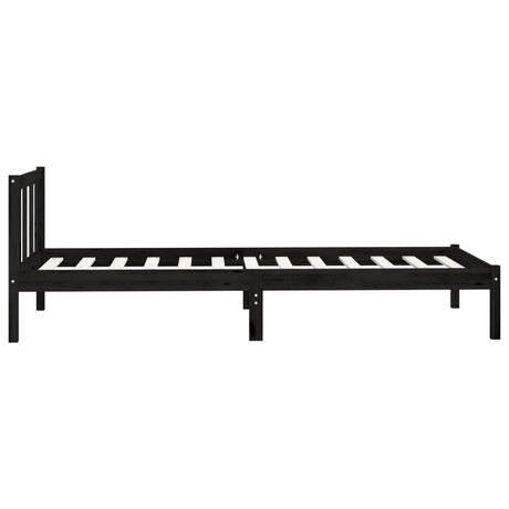810076  Bed Frame Without Mattress Solid Wood