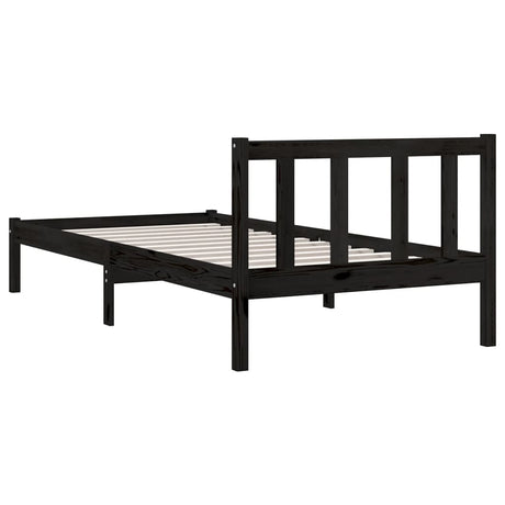 810076  Bed Frame Without Mattress Solid Wood