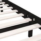 810076  Bed Frame Without Mattress Solid Wood