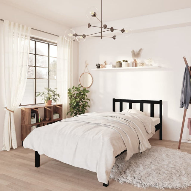 810076  Bed Frame Without Mattress Solid Wood