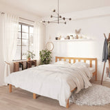 810076  Bed Frame Without Mattress Solid Wood