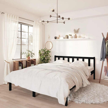 810076  Bed Frame Without Mattress Solid Wood