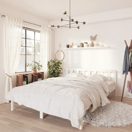 810076  Bed Frame Without Mattress Solid Wood