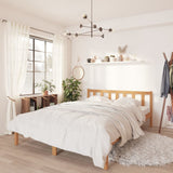 810076  Bed Frame Without Mattress Solid Wood