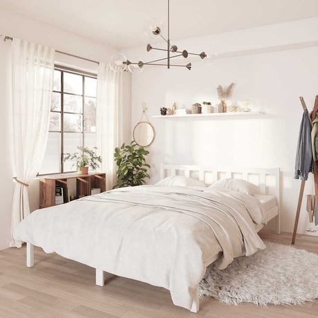 810076  Bed Frame Without Mattress Solid Wood