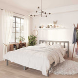 810076  Bed Frame Without Mattress Solid Wood