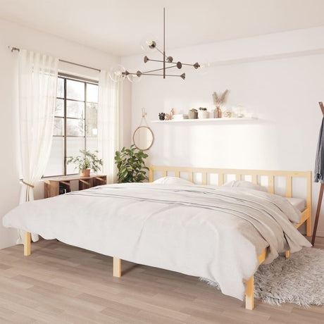 810076  Bed Frame Without Mattress Solid Wood