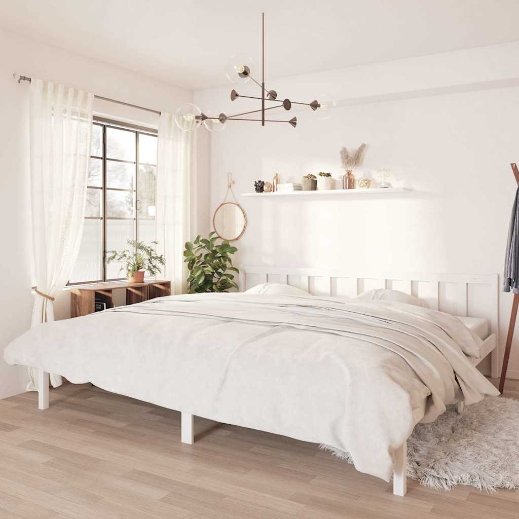 810076  Bed Frame Without Mattress Solid Wood