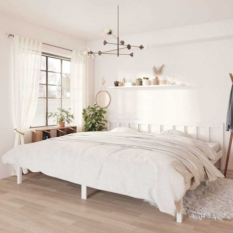 810076  Bed Frame Without Mattress Solid Wood