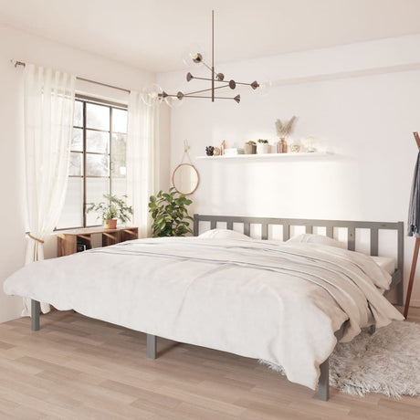 810076  Bed Frame Without Mattress Solid Wood