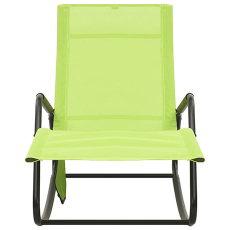 Sun Lounger Steel And Textilene