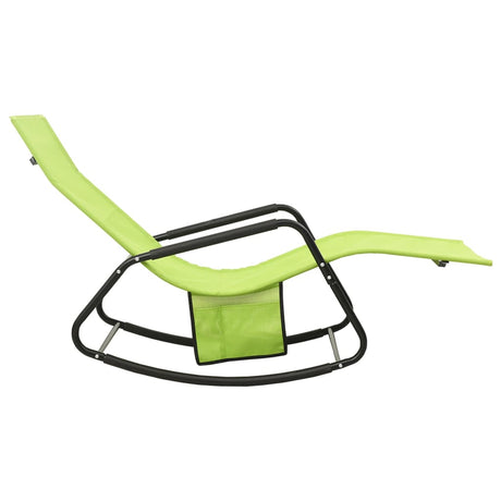 Sun Lounger Steel And Textilene