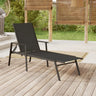 Sun Lounger Steel And Textilene Fabric