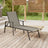 Sun Lounger Steel And Textilene Fabric