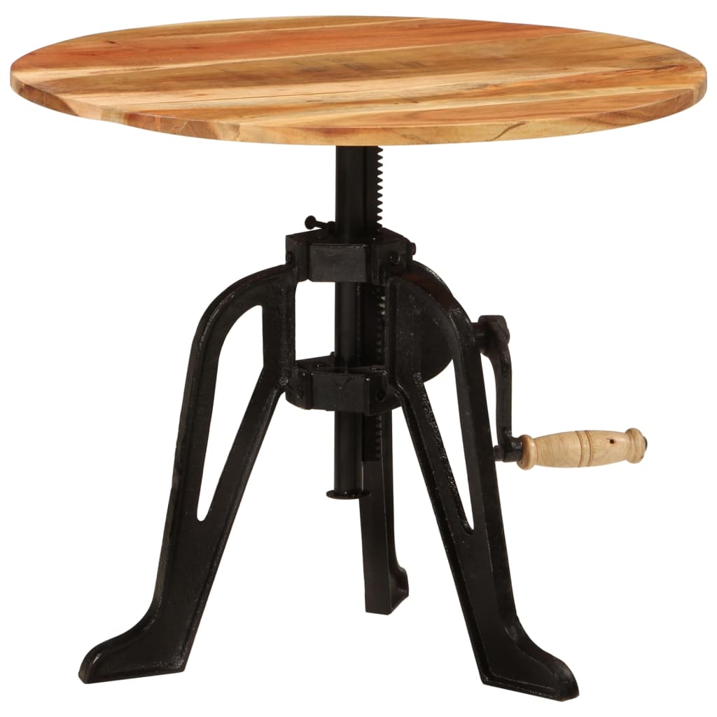 Side Table 60X(46-63) Cm And Cast Iron