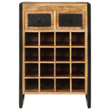 Wine Rack For 16 Bottles Solid Wood Mango