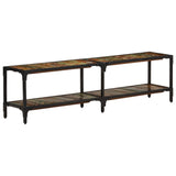 Tv Cabinet 150X30X Solid Wood Reclaimed