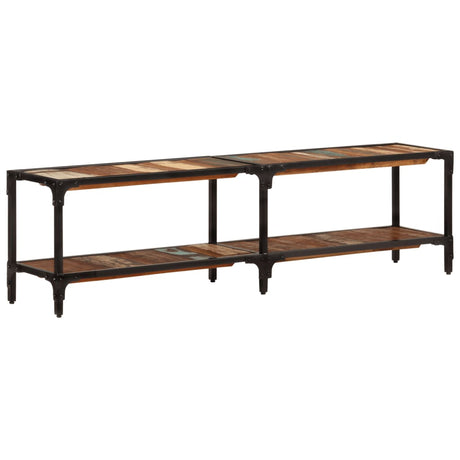 Tv Cabinet 150X30X Solid Wood Reclaimed