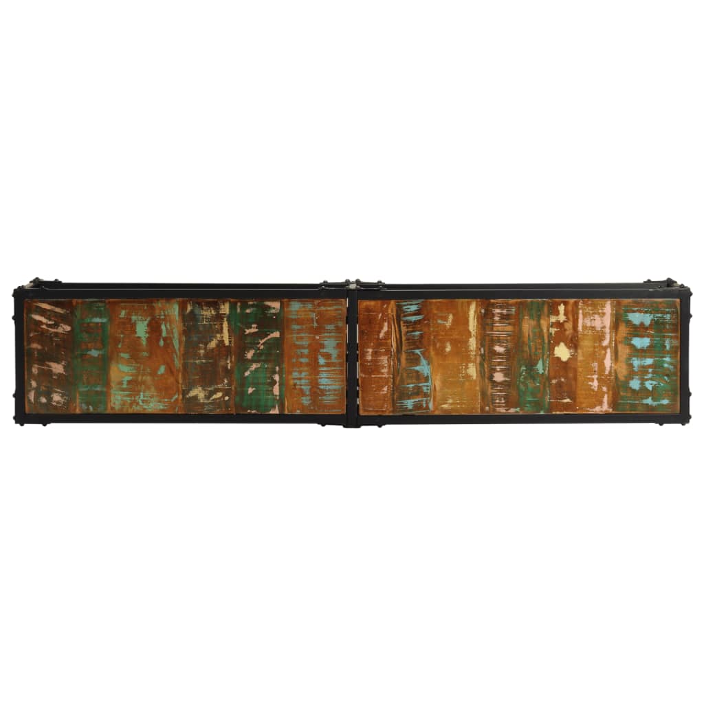 Tv Cabinet 150X30X Solid Wood Reclaimed