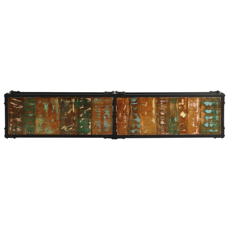 Tv Cabinet 150X30X Solid Wood Reclaimed