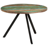 Dining Table 110X75 Cm Solid Wood Reclaimed