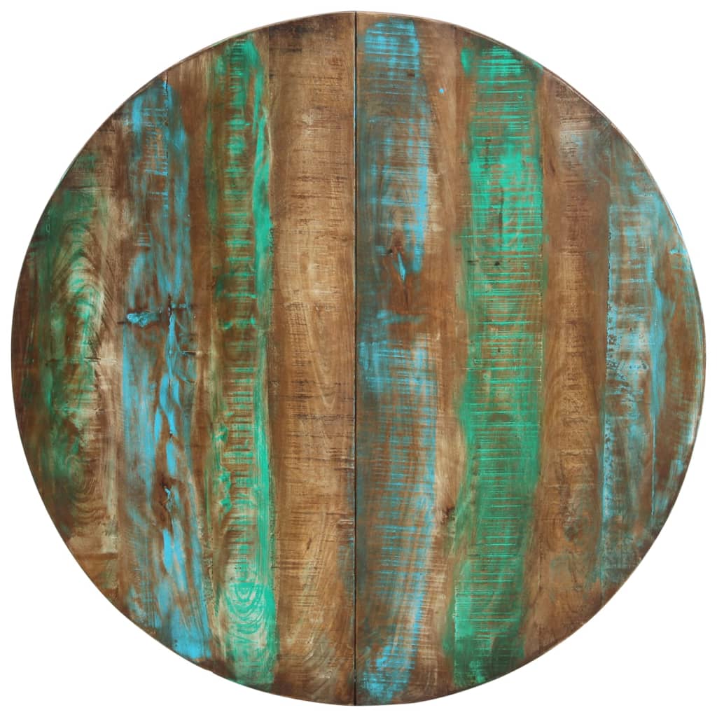 Dining Table 110X75 Cm Solid Wood Reclaimed