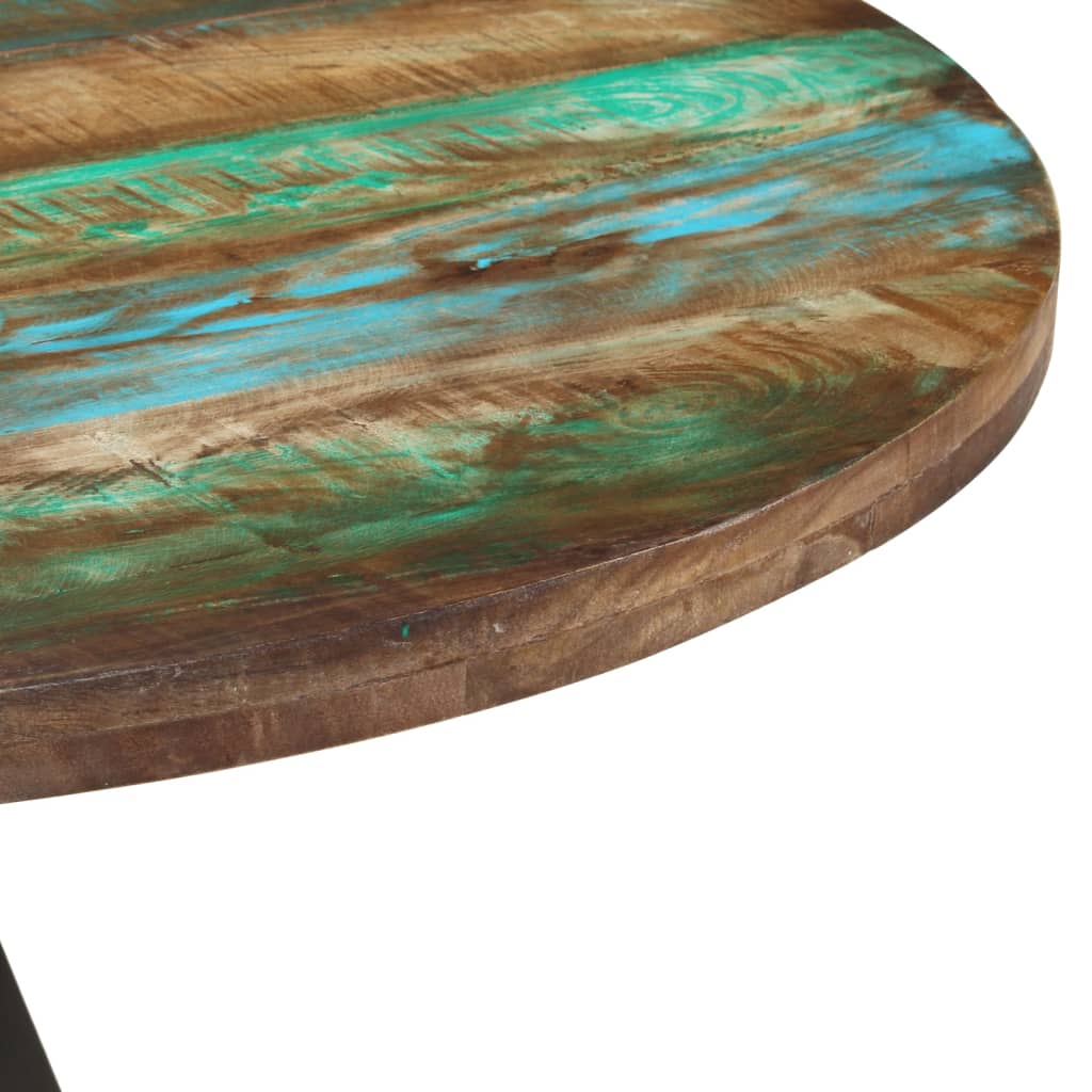 Dining Table 110X75 Cm Solid Wood Reclaimed