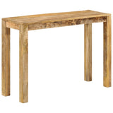 Console Table 110x35x76 cm Rough Mango Wood