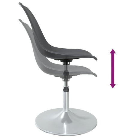 Swivel Dining Chairs 4 Pcs Pp