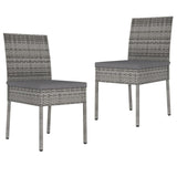 Garden Dining Chairs 4 Pcs Poly Rattan