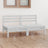 Garden 2-Seater Sofa Solid Pinewood