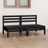 Garden 2-Seater Sofa Solid Pinewood