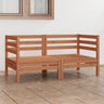 Garden 2-Seater Sofa Solid Pinewood