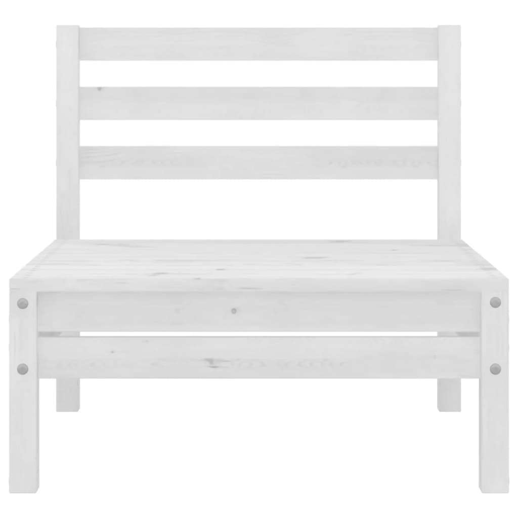 8 Piece Garden Lounge Set Solid Pinewood