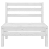 8 Piece Garden Lounge Set Solid Pinewood