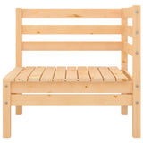 8 Piece Garden Lounge Set Solid Pinewood