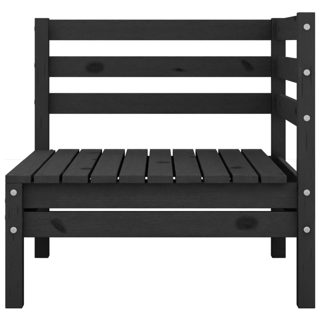 9 Piece Garden Lounge Set Solid Pinewood
