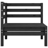 9 Piece Garden Lounge Set Solid Pinewood