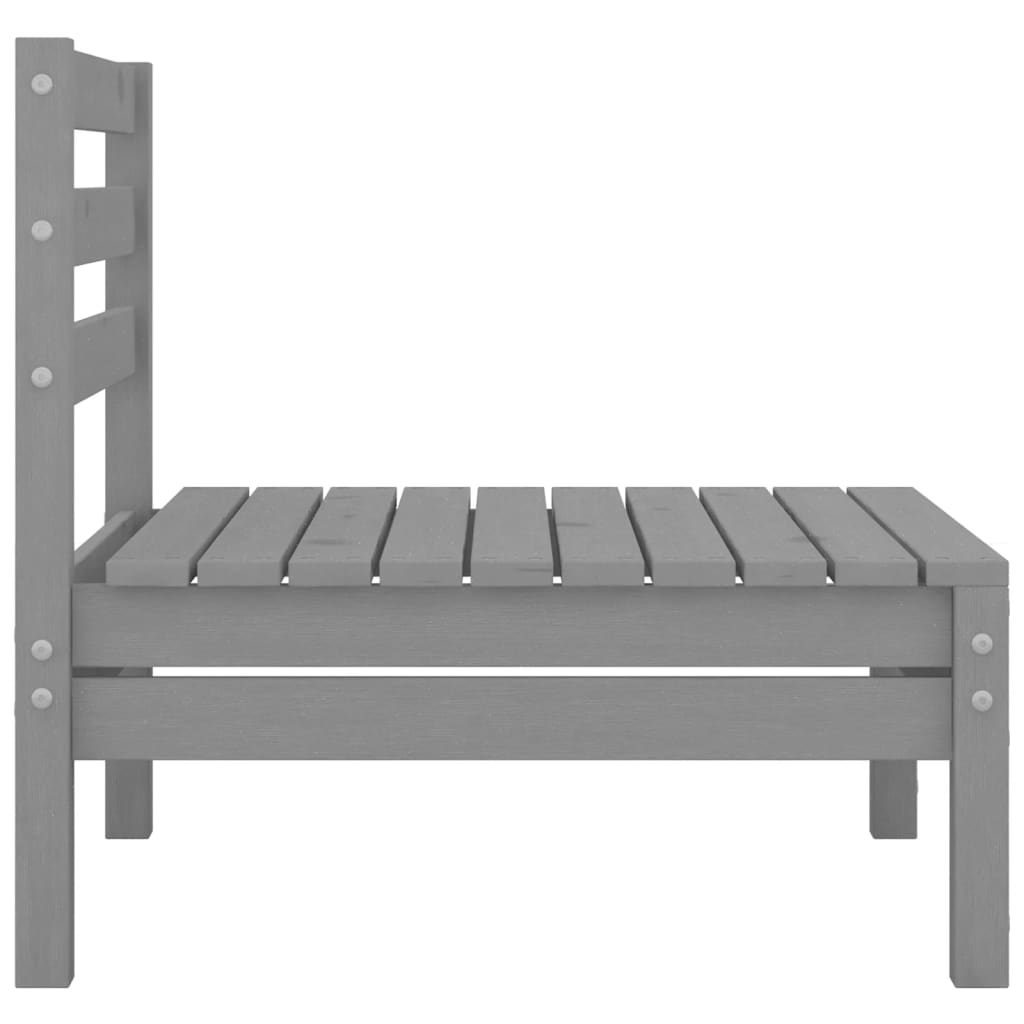 3 Piece Garden Lounge Set Solid Pinewood