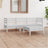 4 Piece Garden Lounge Set Solid Pinewood