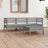 4 Piece Garden Lounge Set Solid Pinewood