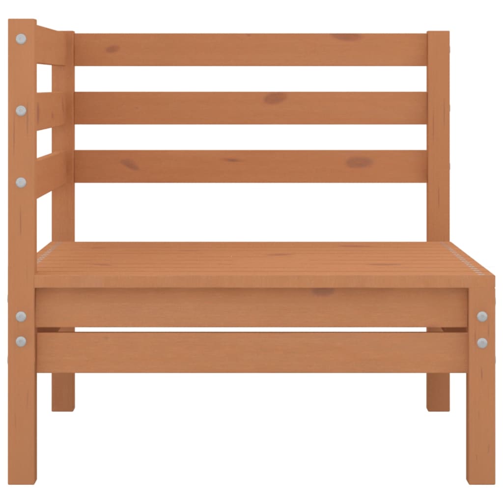 4 Piece Garden Lounge Set Solid Pinewood