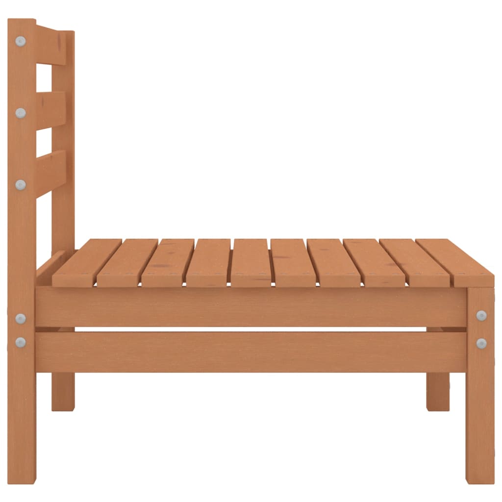 4 Piece Garden Lounge Set Solid Pinewood