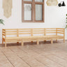 4 Piece Garden Lounge Set Solid Pinewood