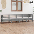 4 Piece Garden Lounge Set Solid Pinewood